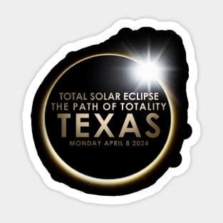 eclipse texas Sticker